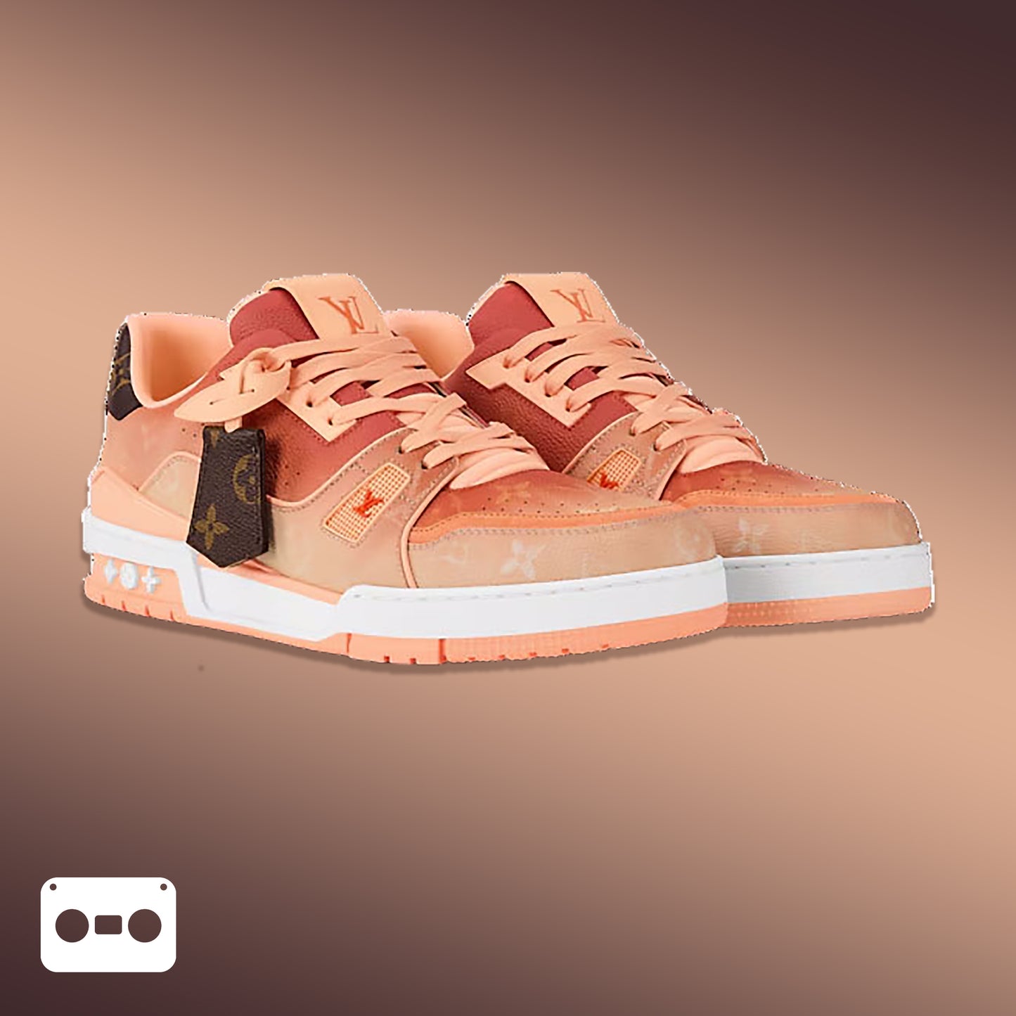 #LouisVuitton #LV #Trainer #Sneaker #Orange