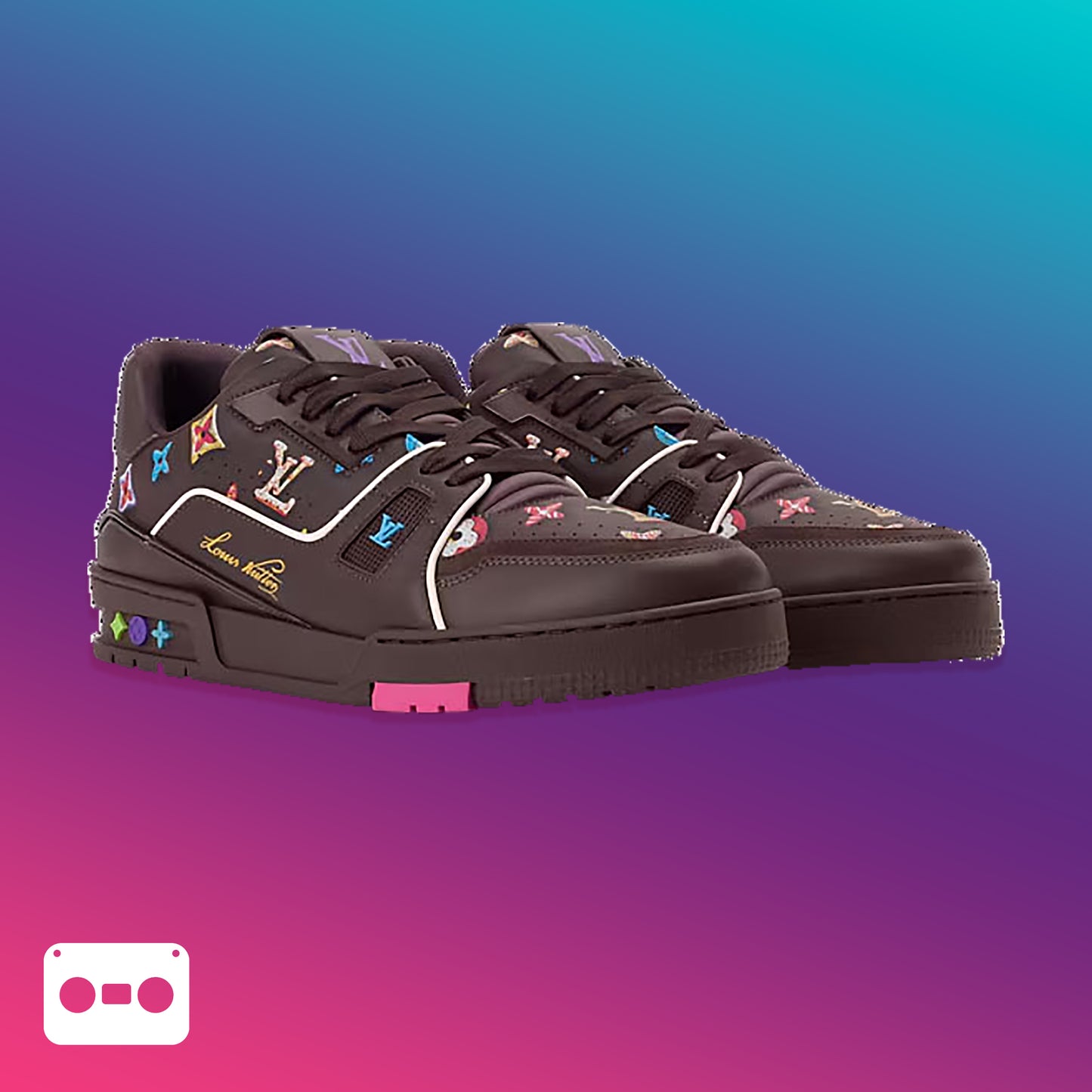 #LouisVuitton #LV #Trainer #Sneaker #Brown