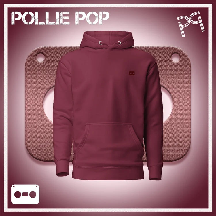 Wineberry Tape Hoodie