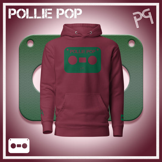 Big Dark Green Tape Hoodie