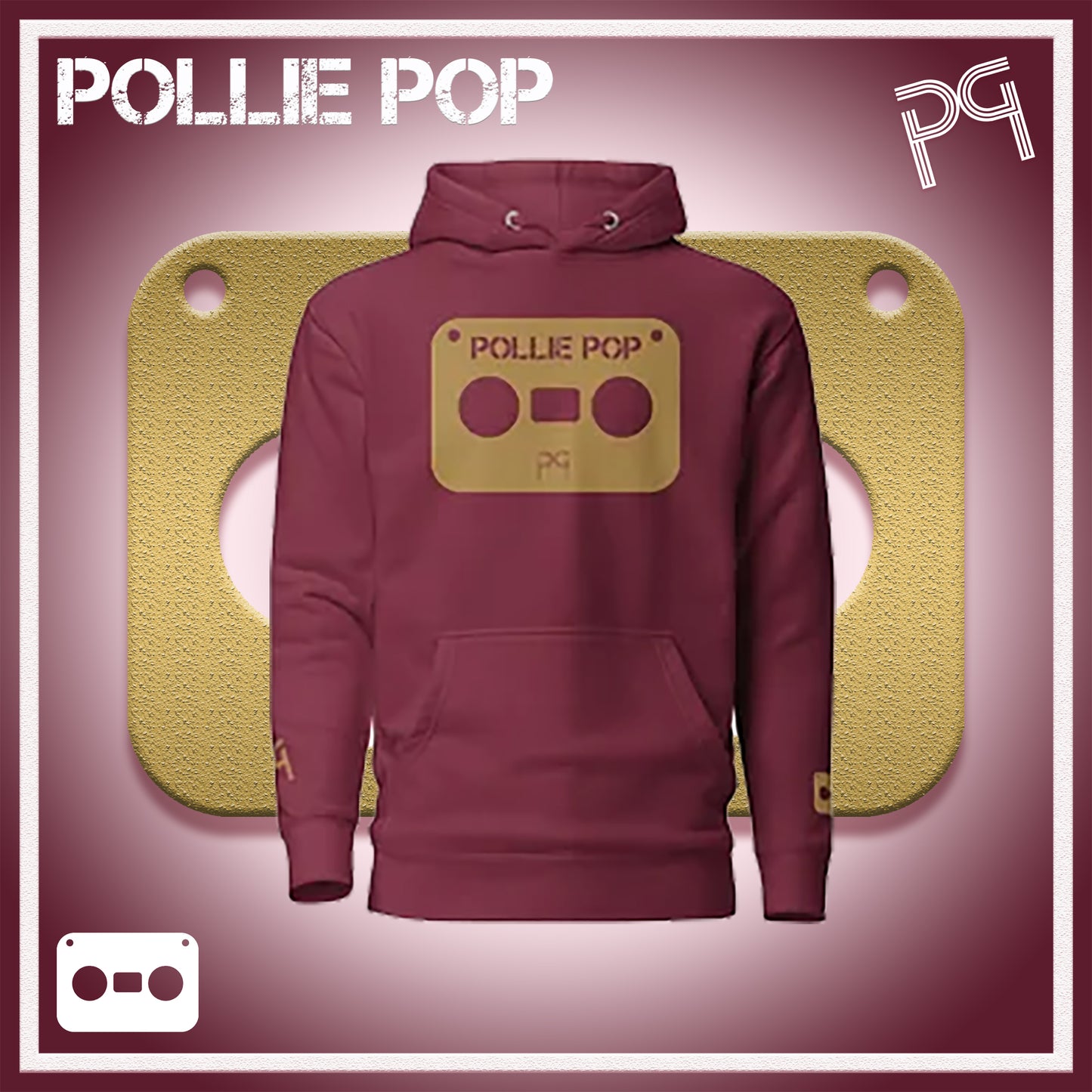 Big Old Gold Tape Hoodie