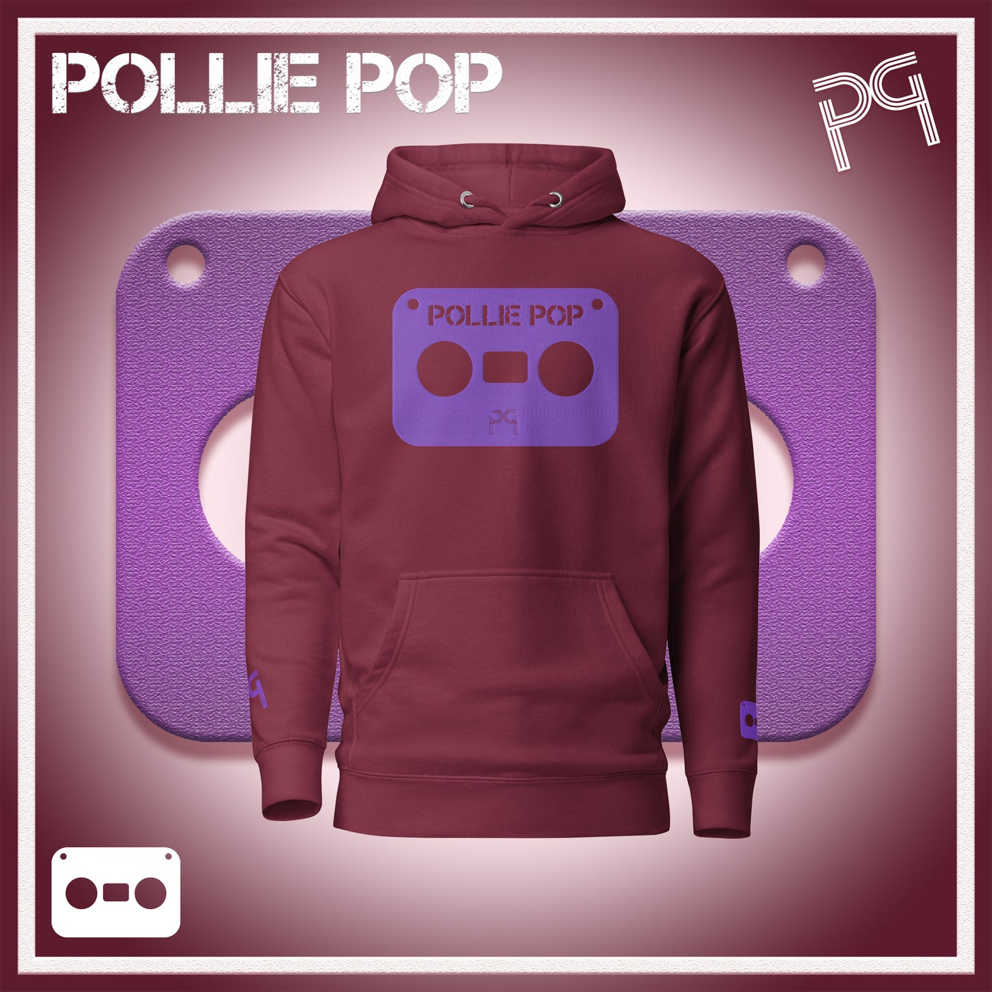 Big Purple Tape Hoodie