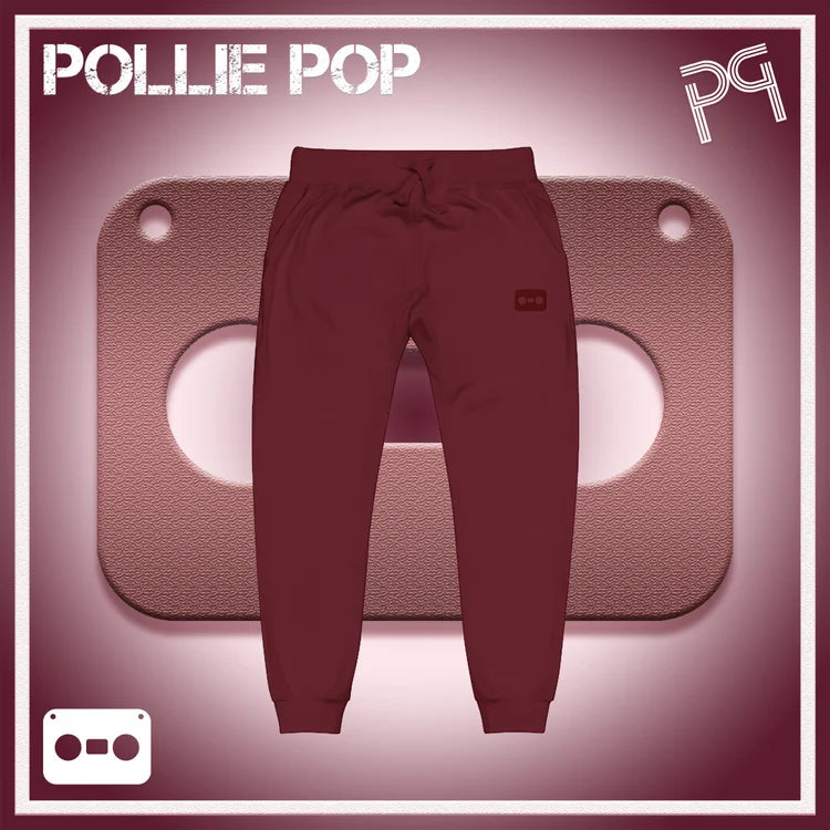 Wineberry Tape Joggers 4