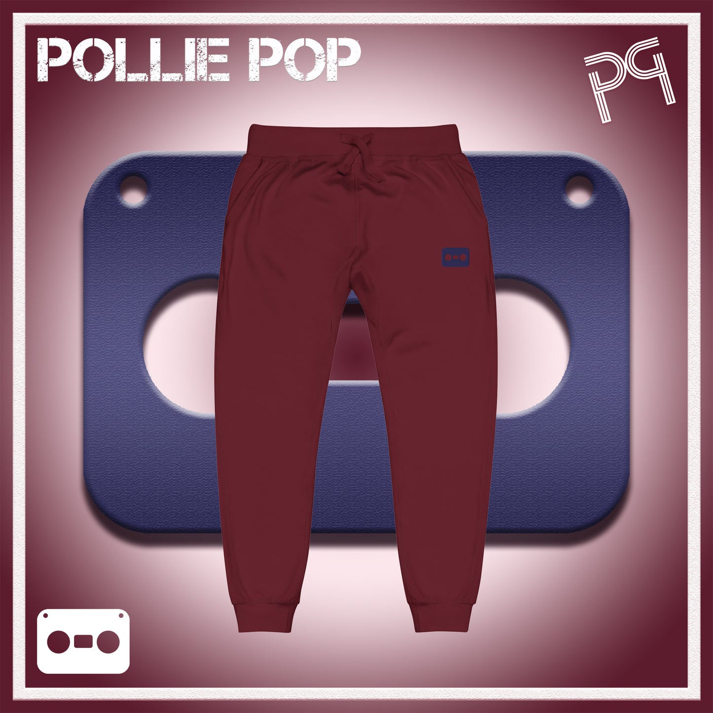 Navy Tape Joggers 4