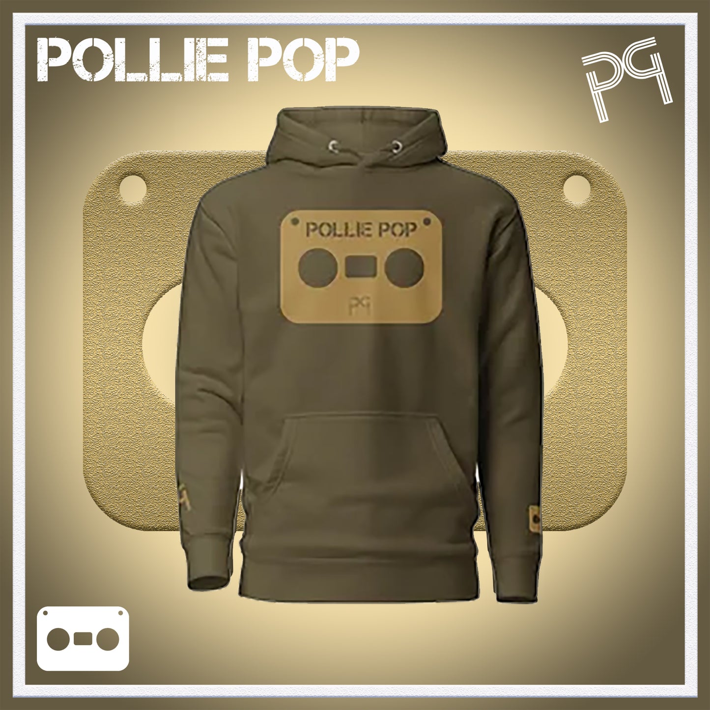 Big Old Gold Tape Hoodie