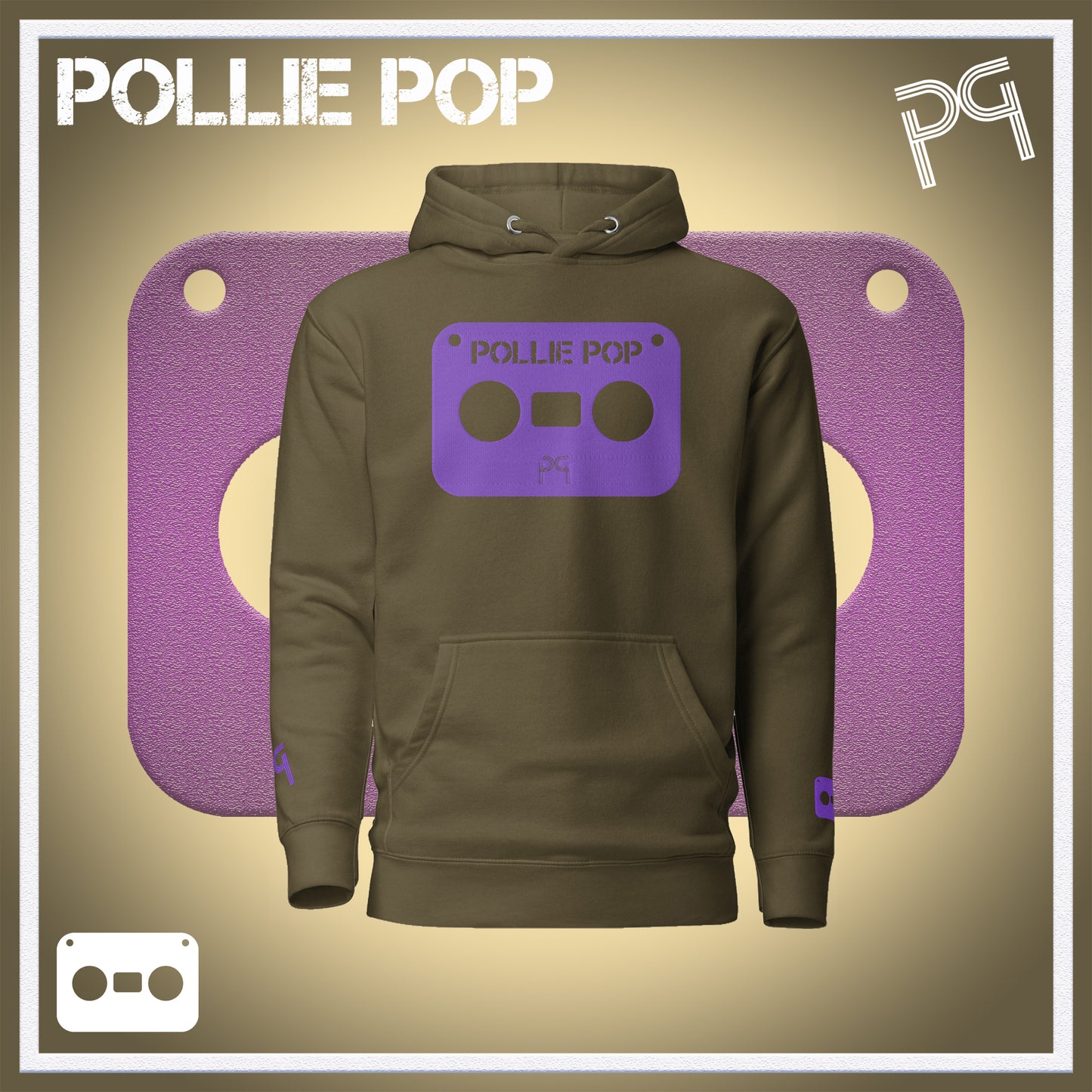 Big Purple Tape Hoodie