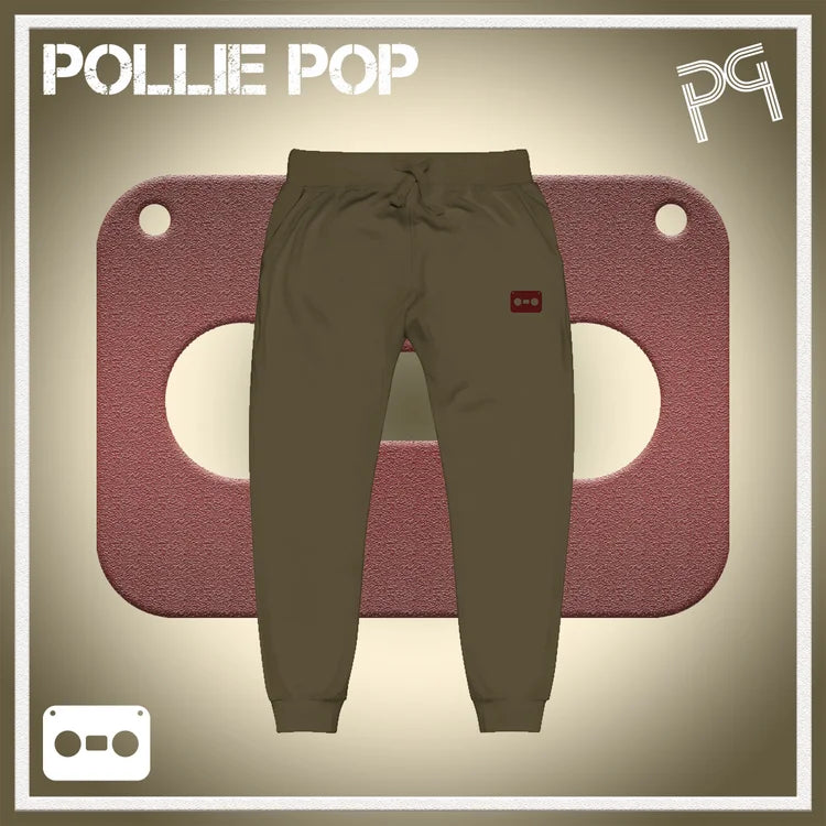 Wineberry Tape Joggers 4