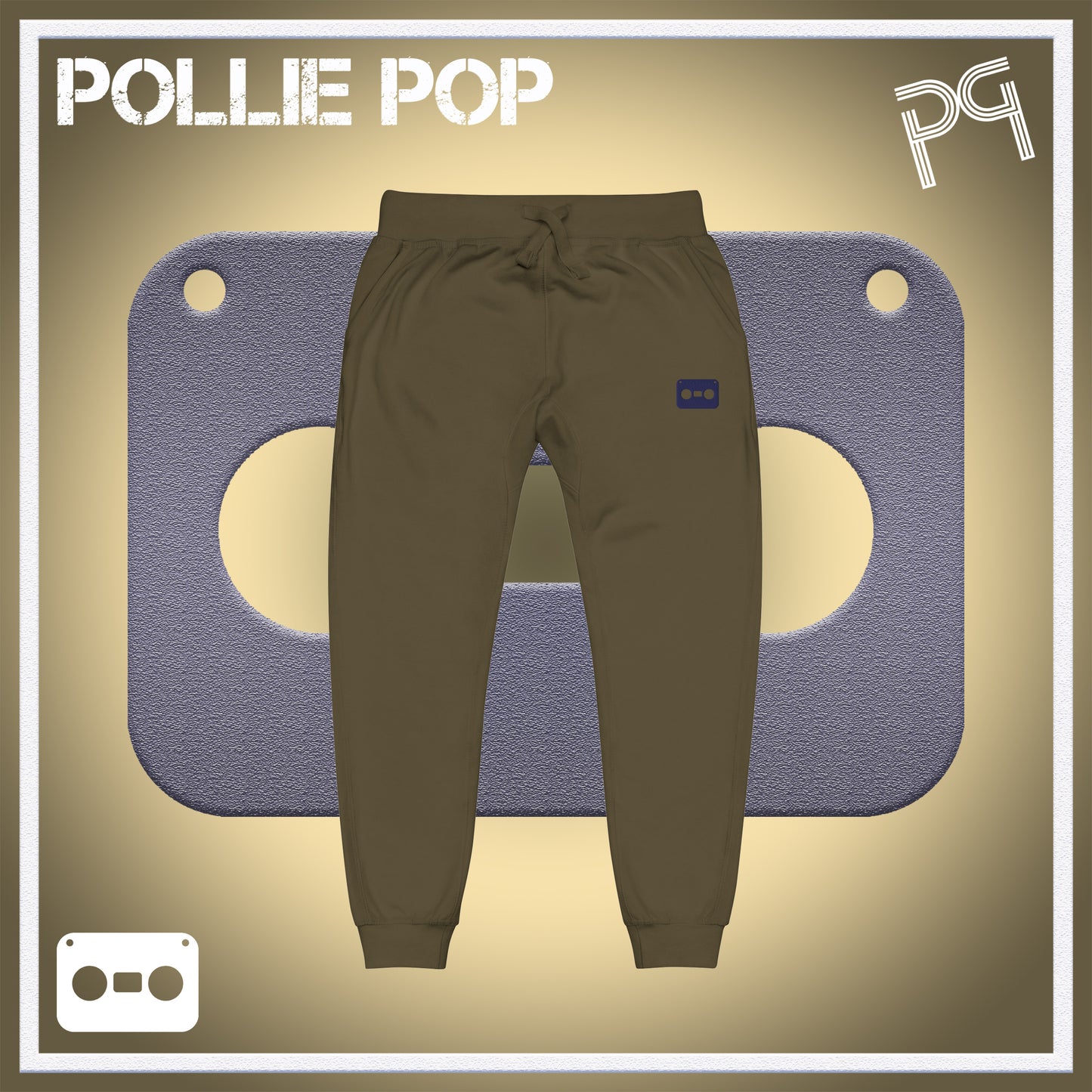 Navy Tape Joggers 4