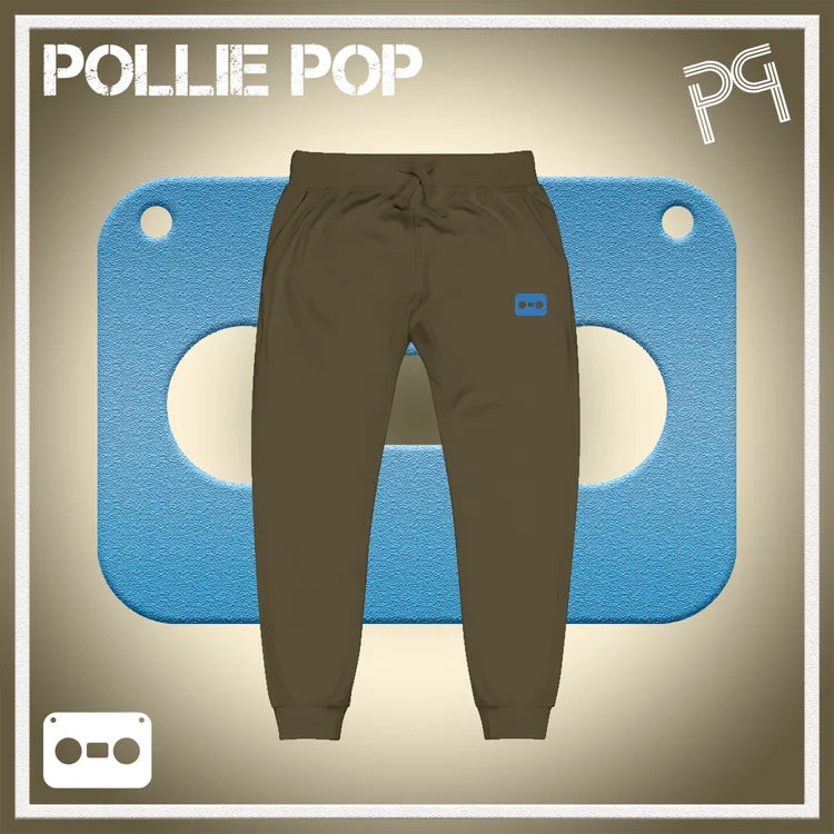 Teal Tape Joggers 4