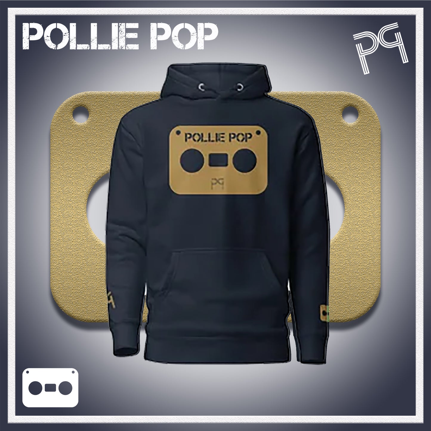 Big Old Gold Tape Hoodie