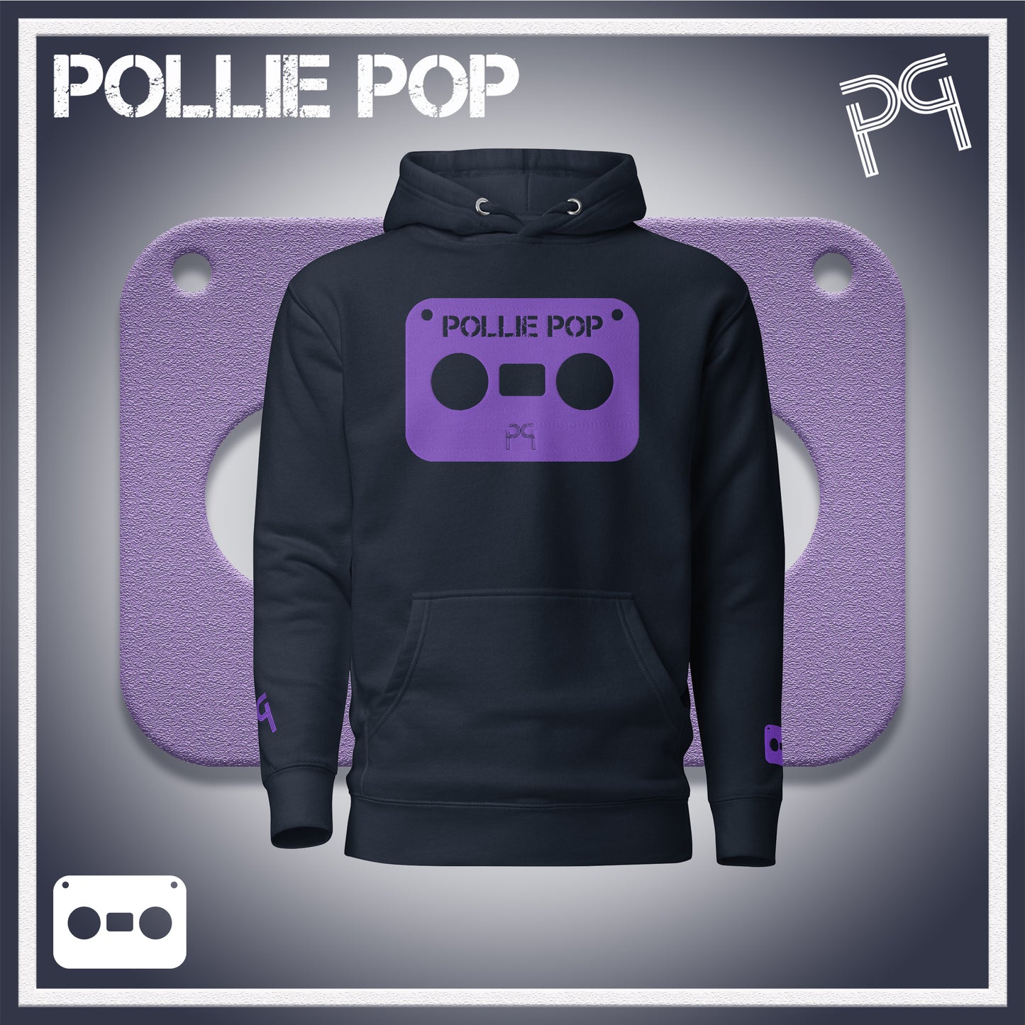 Big Purple Tape Hoodie