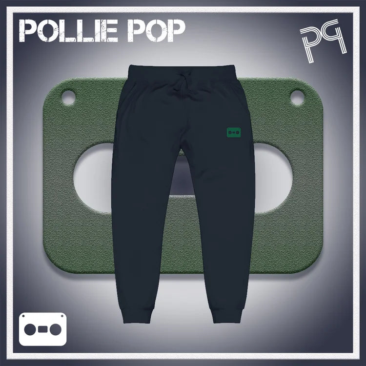 Dark Green Tape Joggers 4