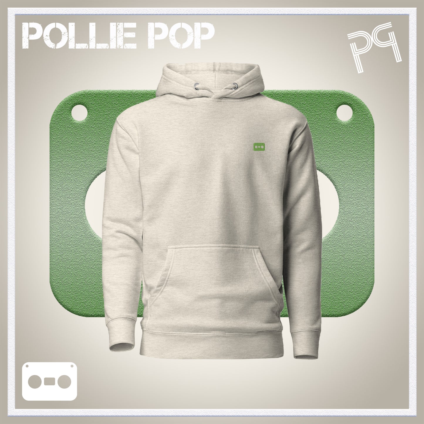 Light Green Tape Hoodie