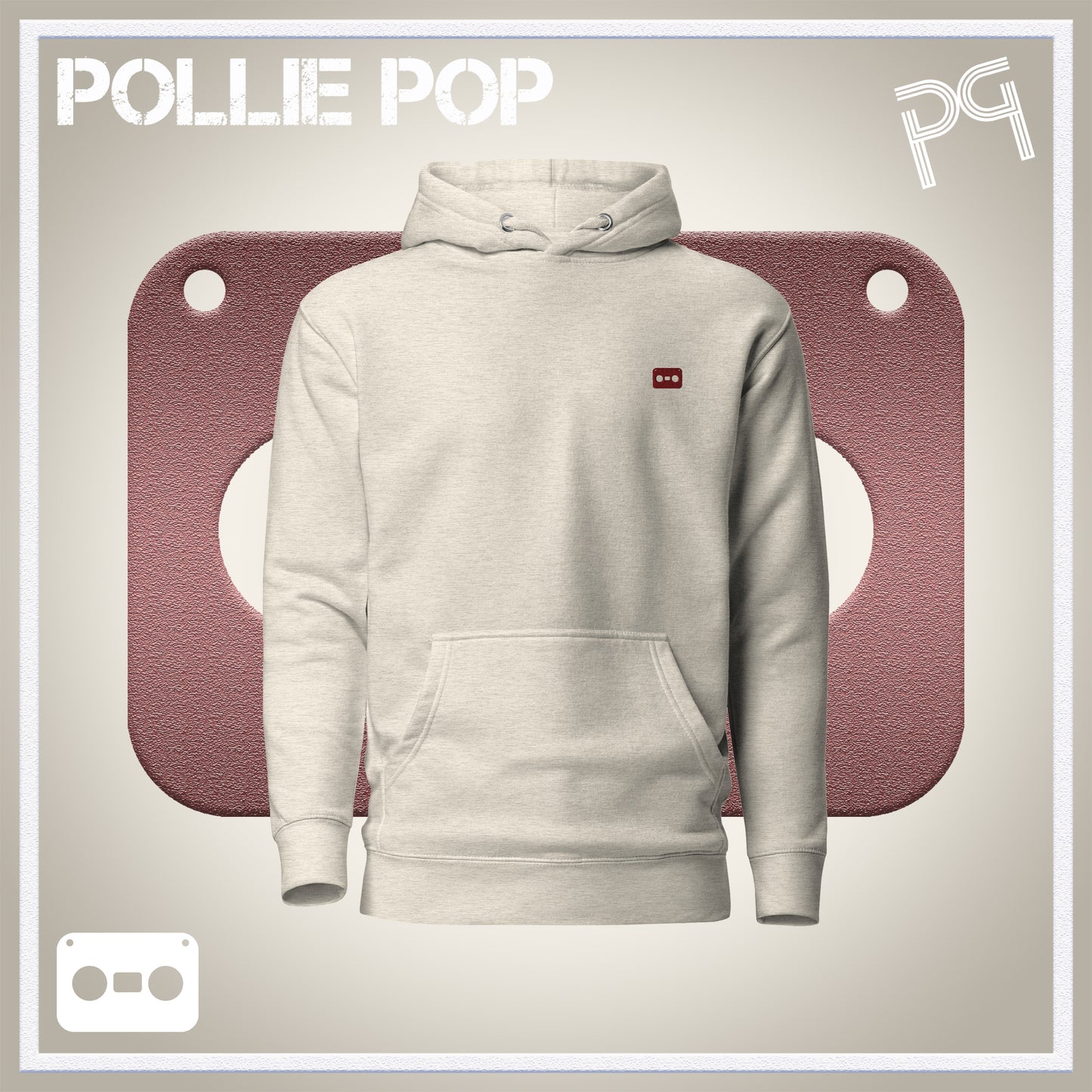 Wineberry Tape Hoodie