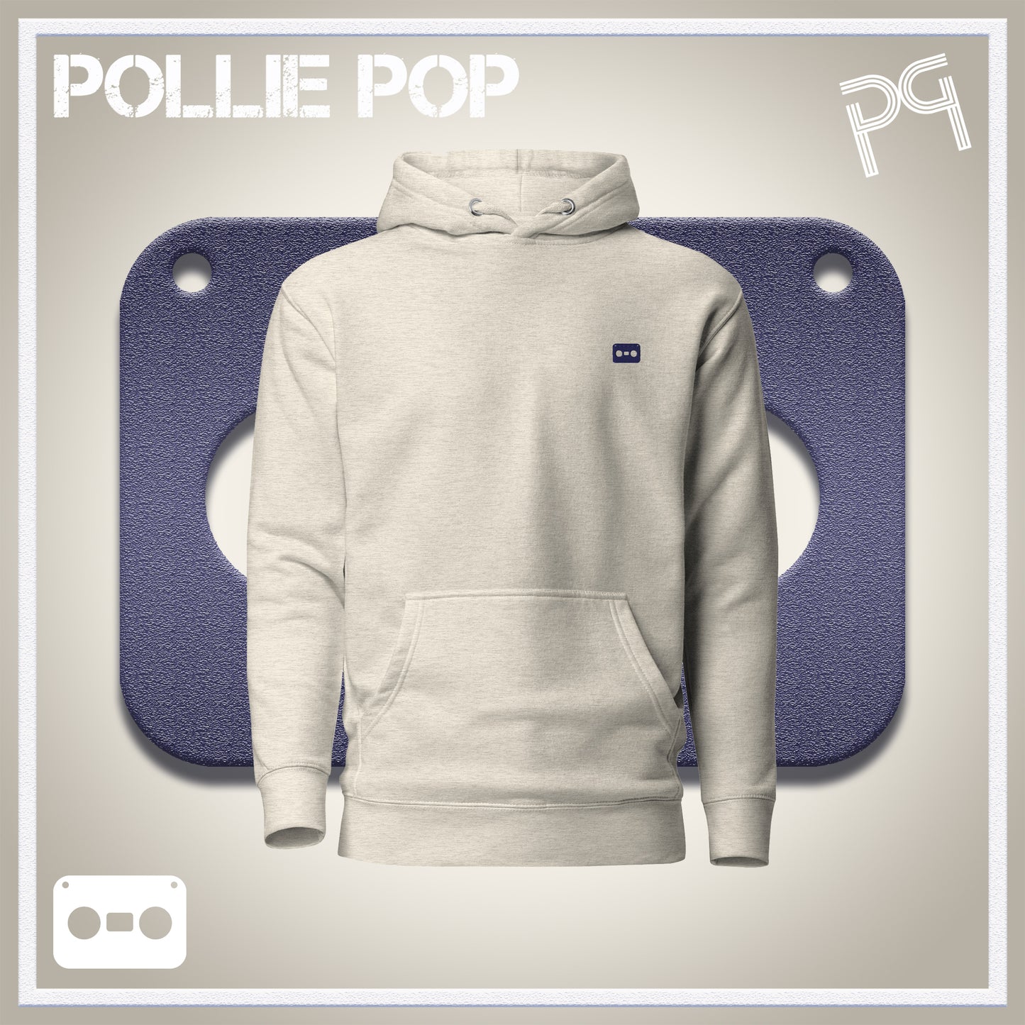 Navy Tape Hoodie 4