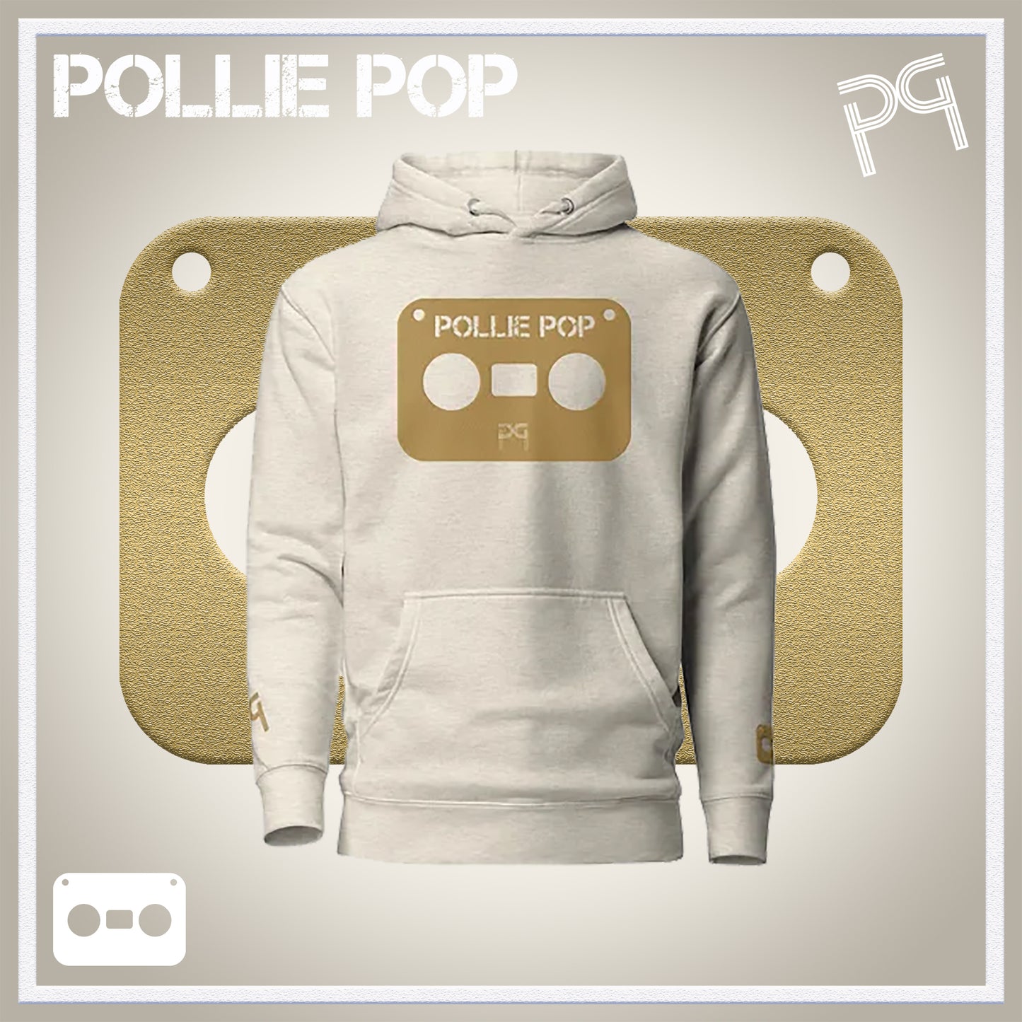 Big Old Gold Tape Hoodie