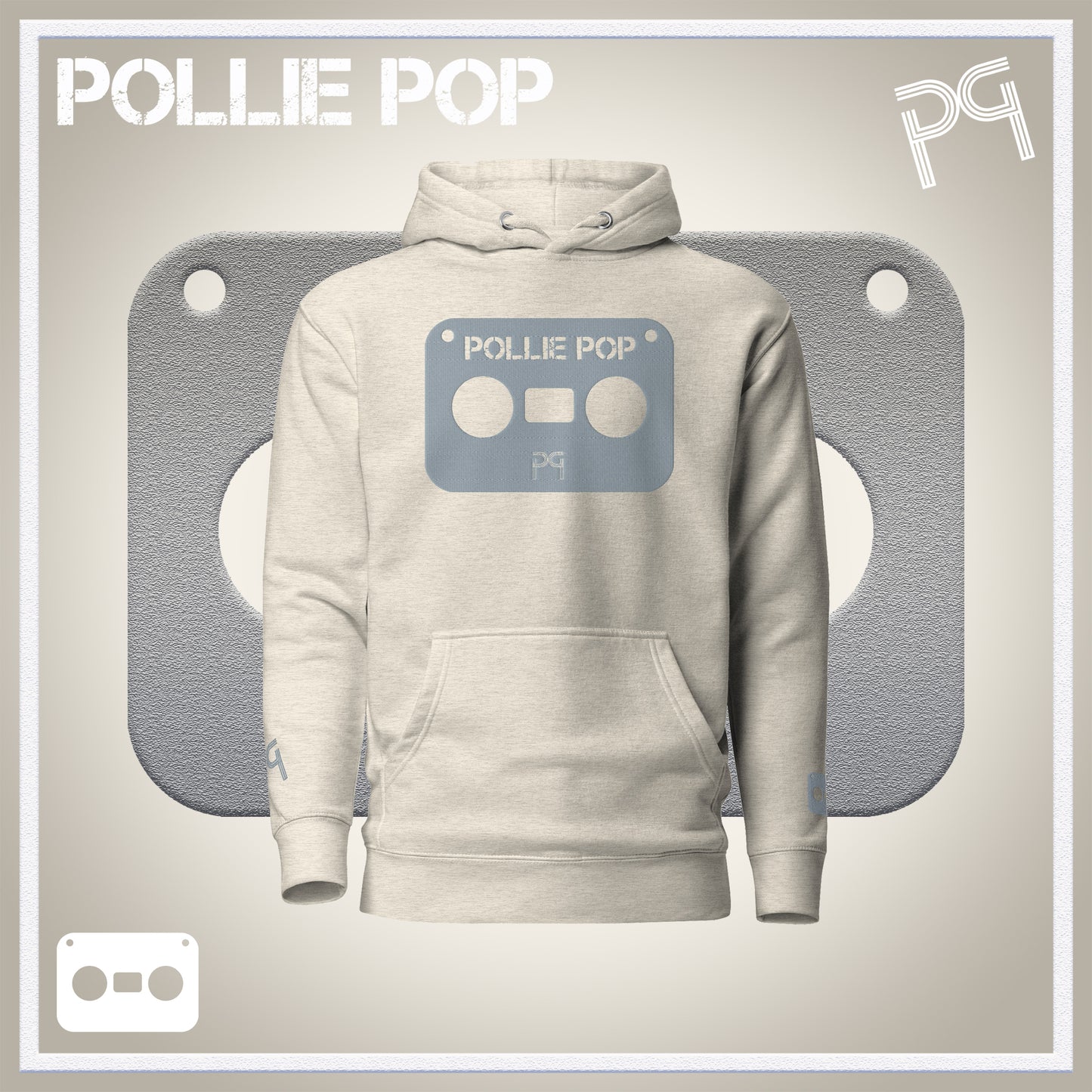 Big Ova Gray Tape Hoodie