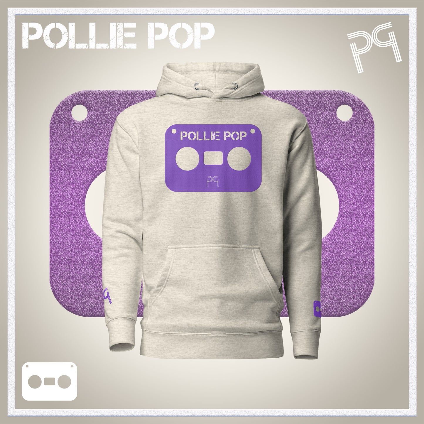 Big Purple Tape Hoodie