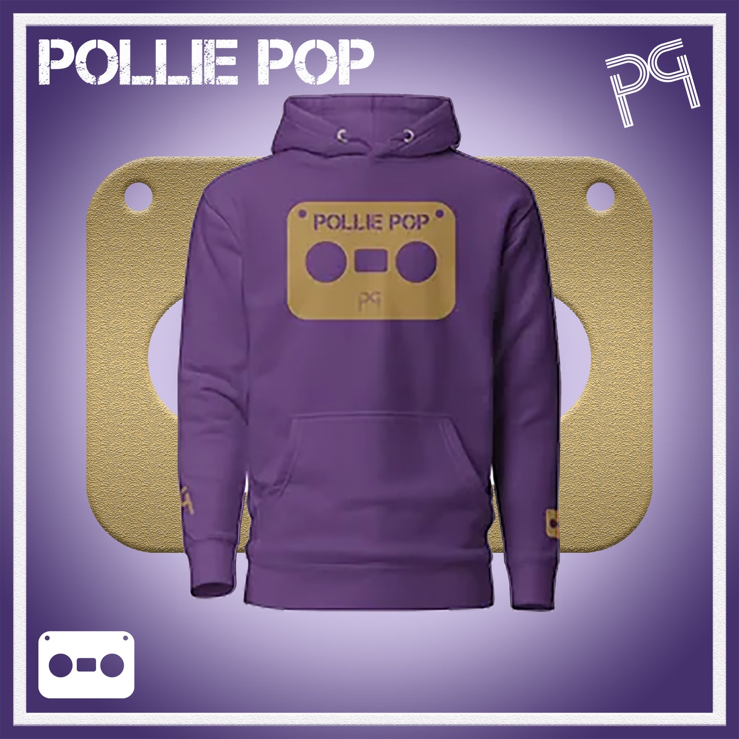 Big Old Gold Tape Hoodie