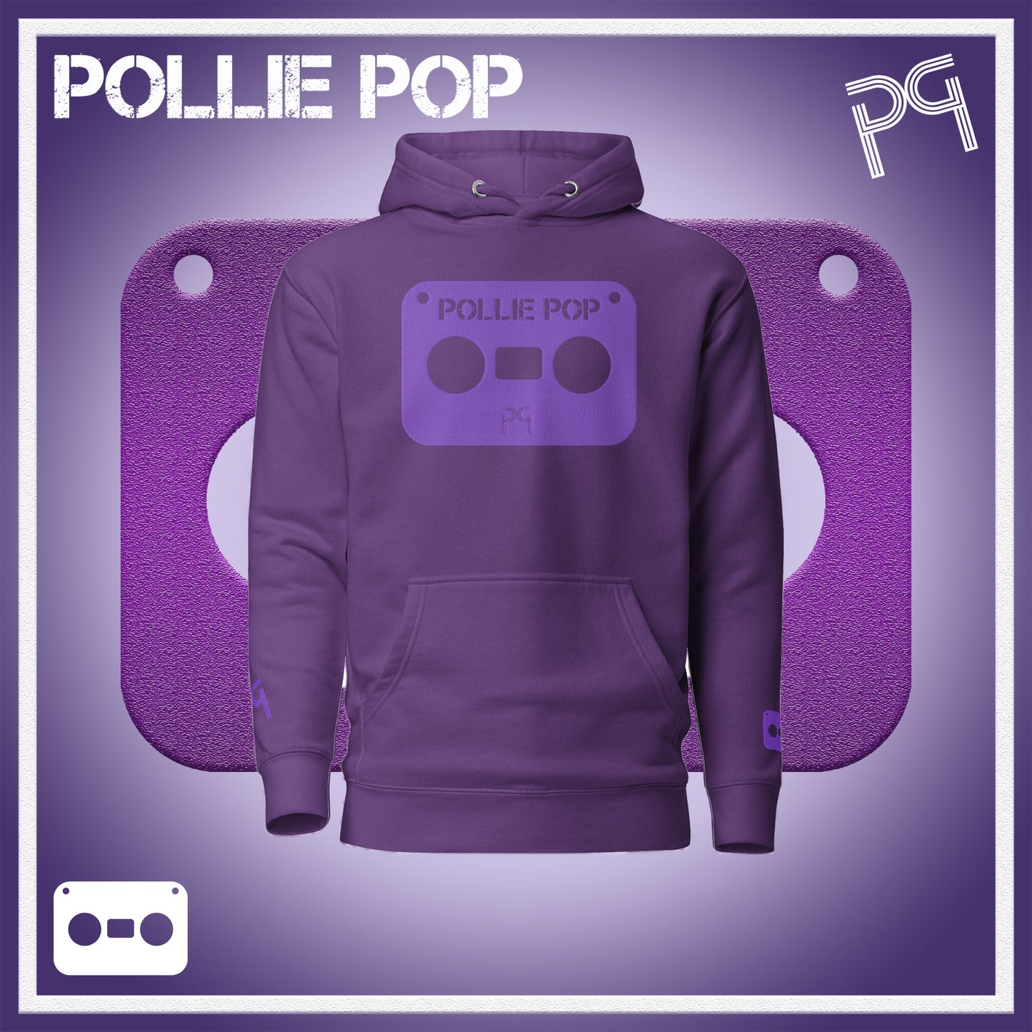 Big Purple Tape Hoodie