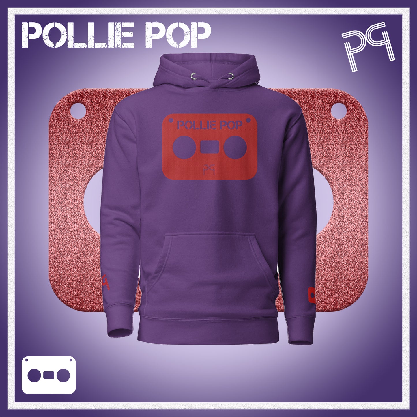 Big Purple Tape Hoodie