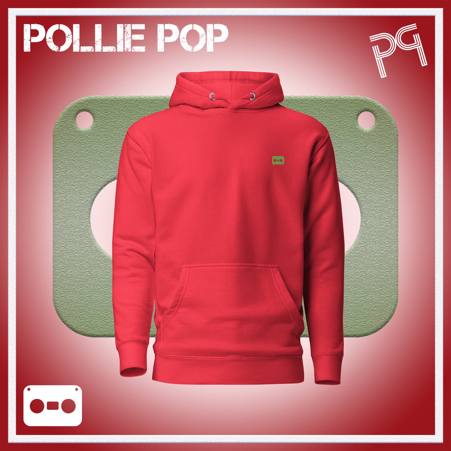 Light Green Tape Hoodie