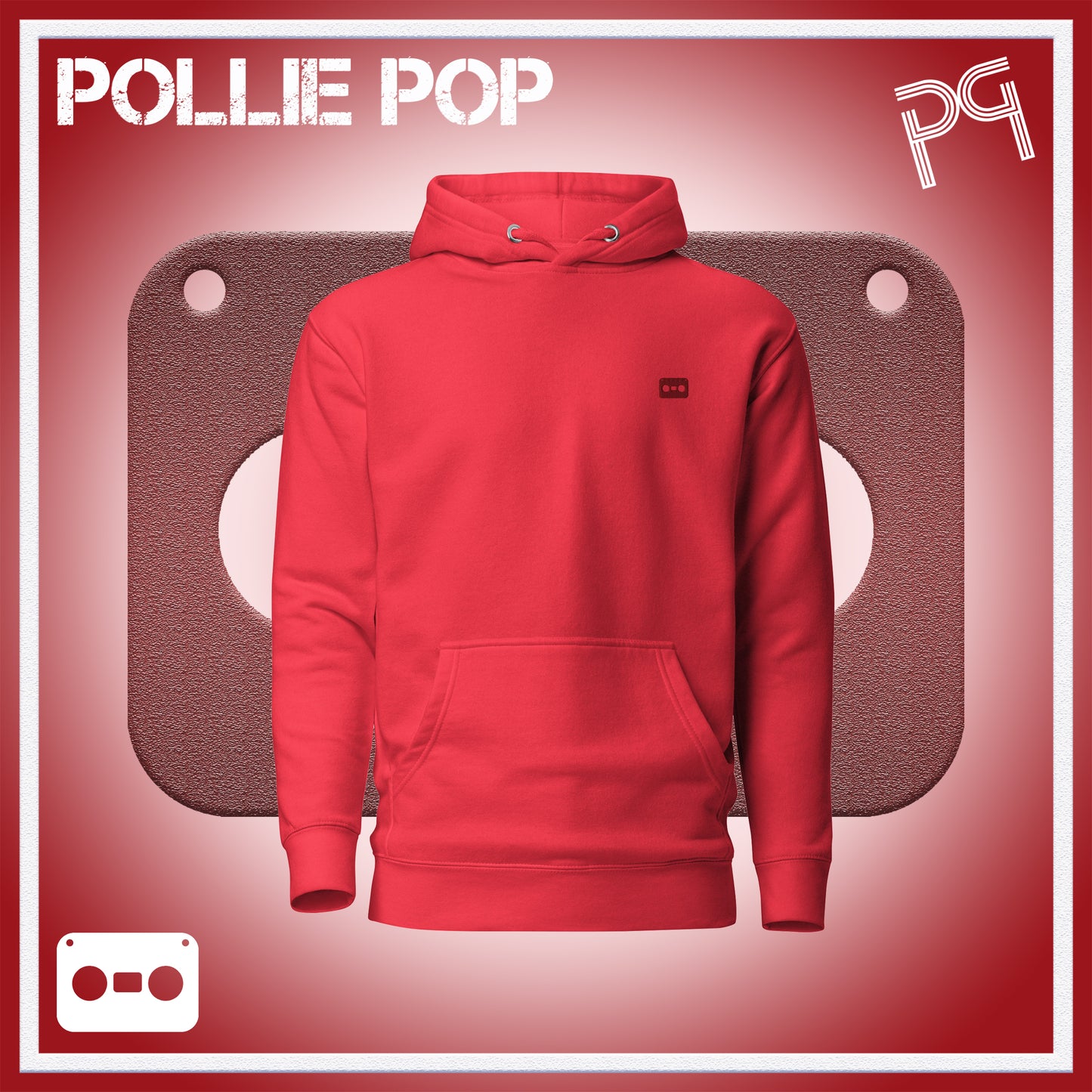 Wineberry Tape Hoodie