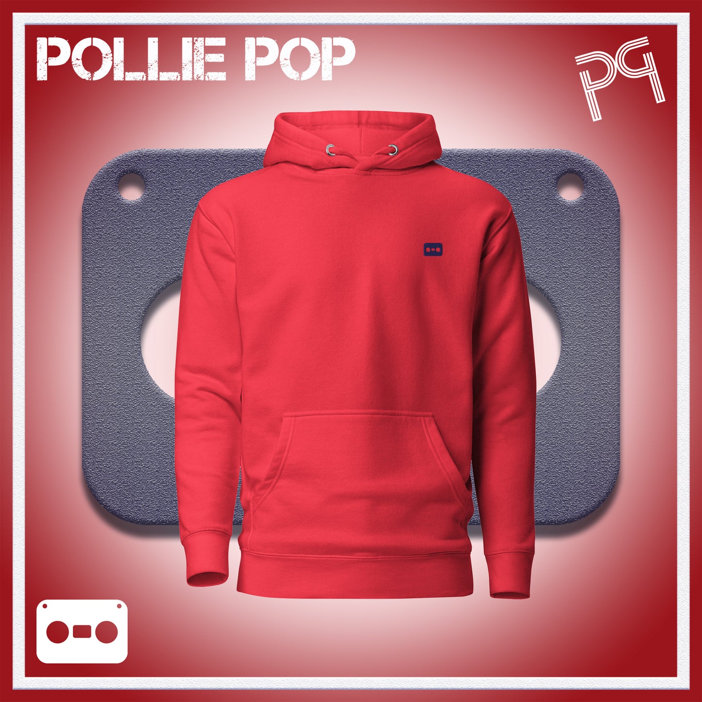 Navy Tape Hoodie 4