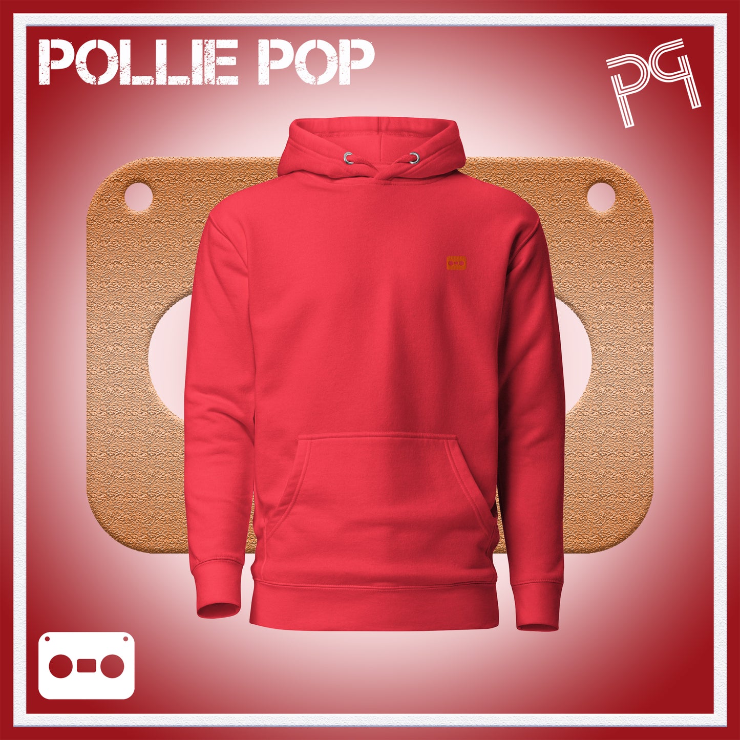 Orange Tape Hoodie