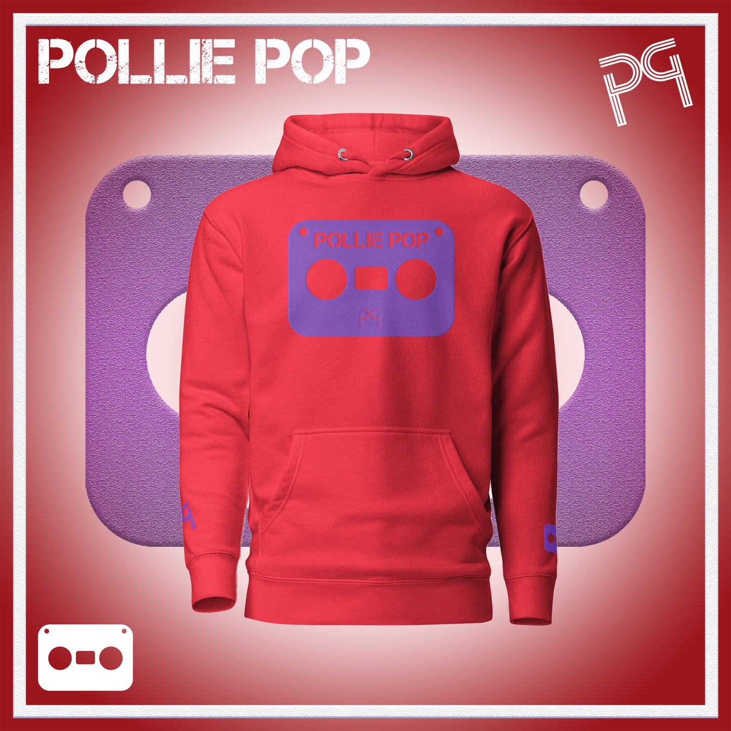 Big Purple Tape Hoodie