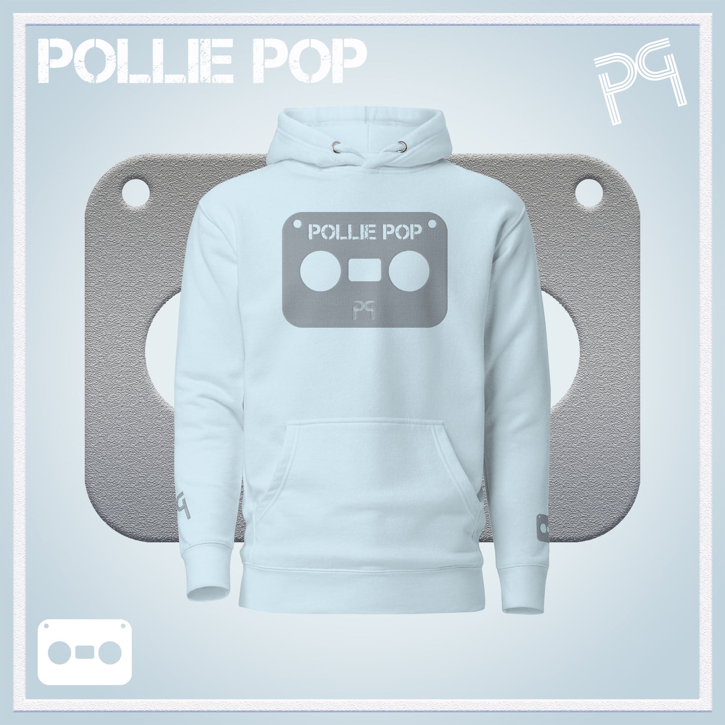 Big Ova Gray Tape Hoodie