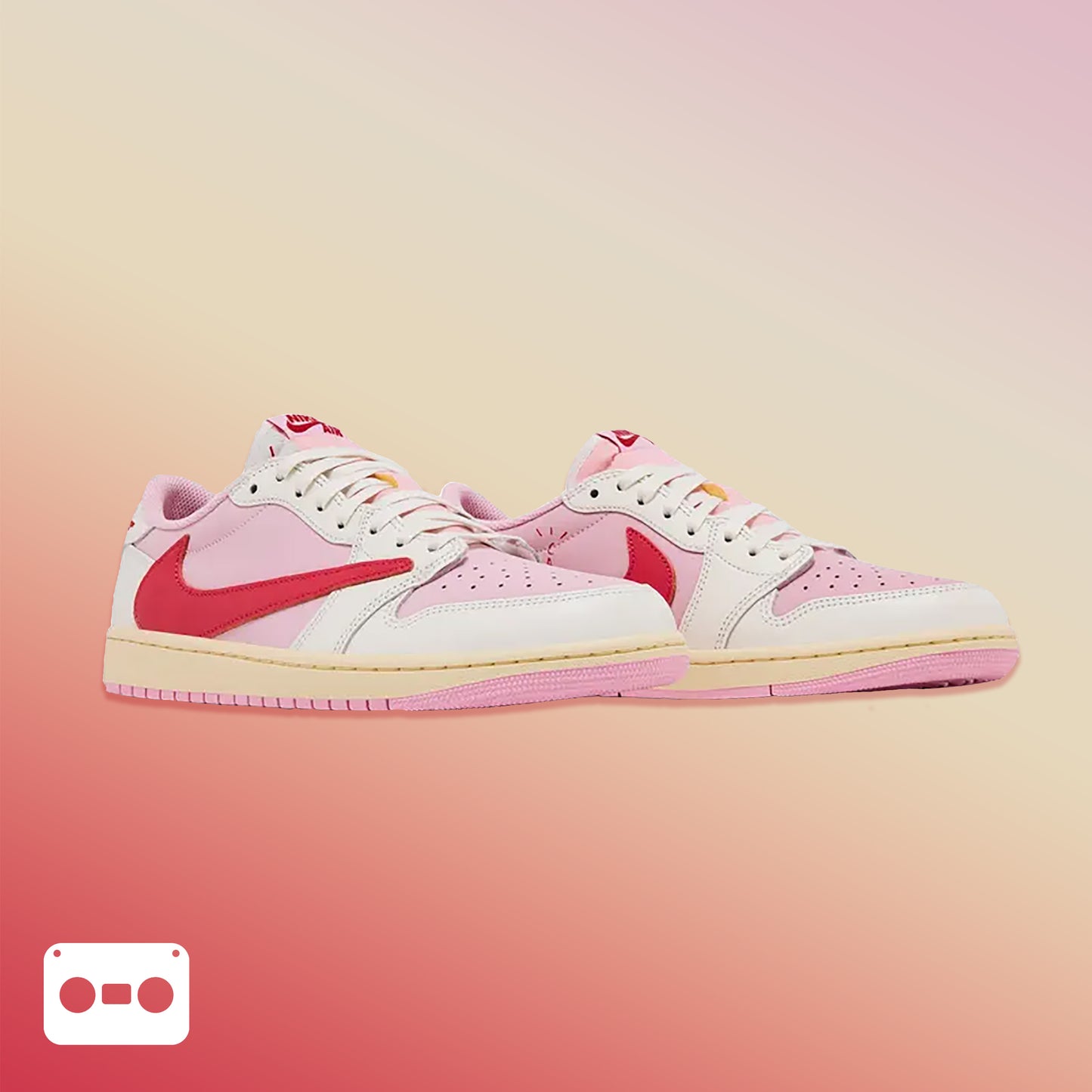 #TravisScott x #AirJordan #1s #Sail #TropicalPink
