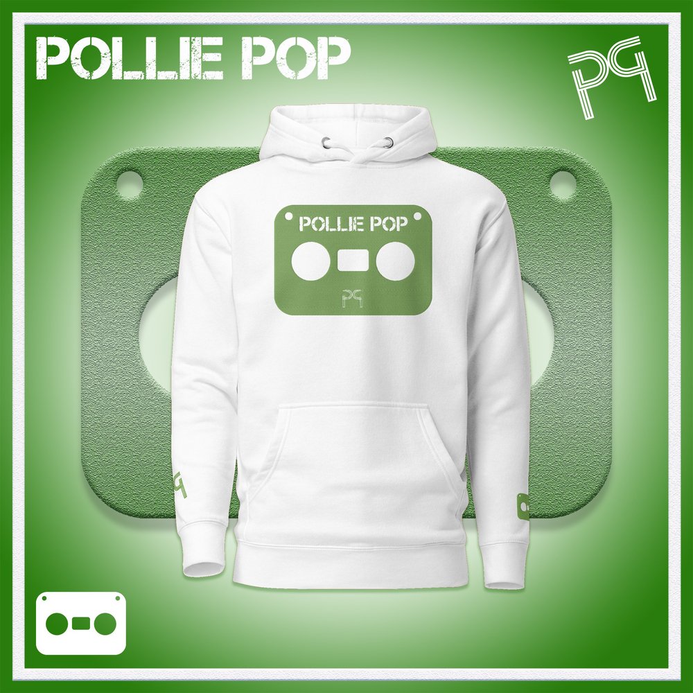 Big Light Green Tape Hoodie