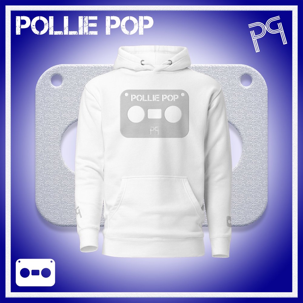 Big White Tape Hoodie
