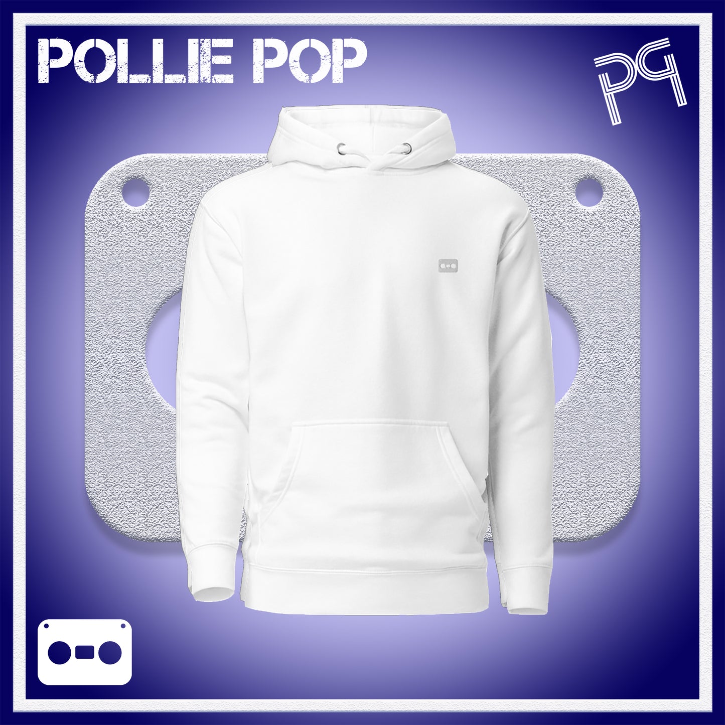 White Tape Hoodie 4