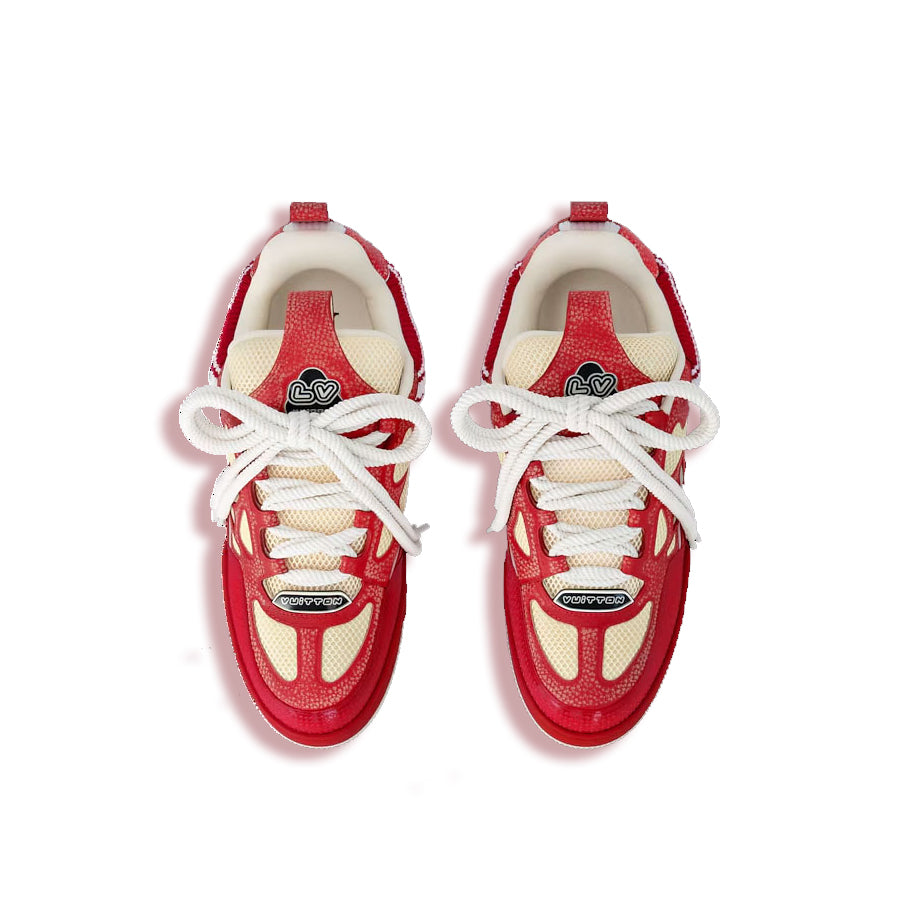 #LouisVuitton #LV #Skate #Sneaker #Red