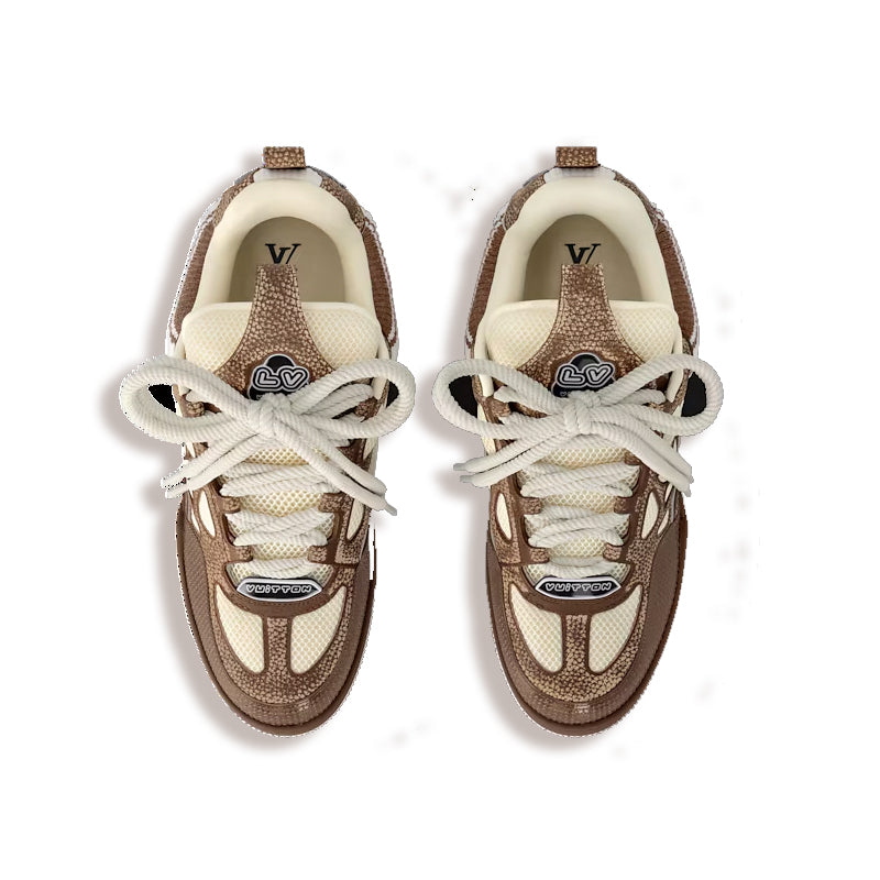 #LouisVuitton #LV #Skate #Sneaker #Brown