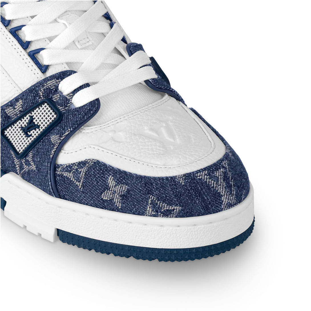 #LouisVuitton #LV #Trainer #Sneaker #BlueWhite