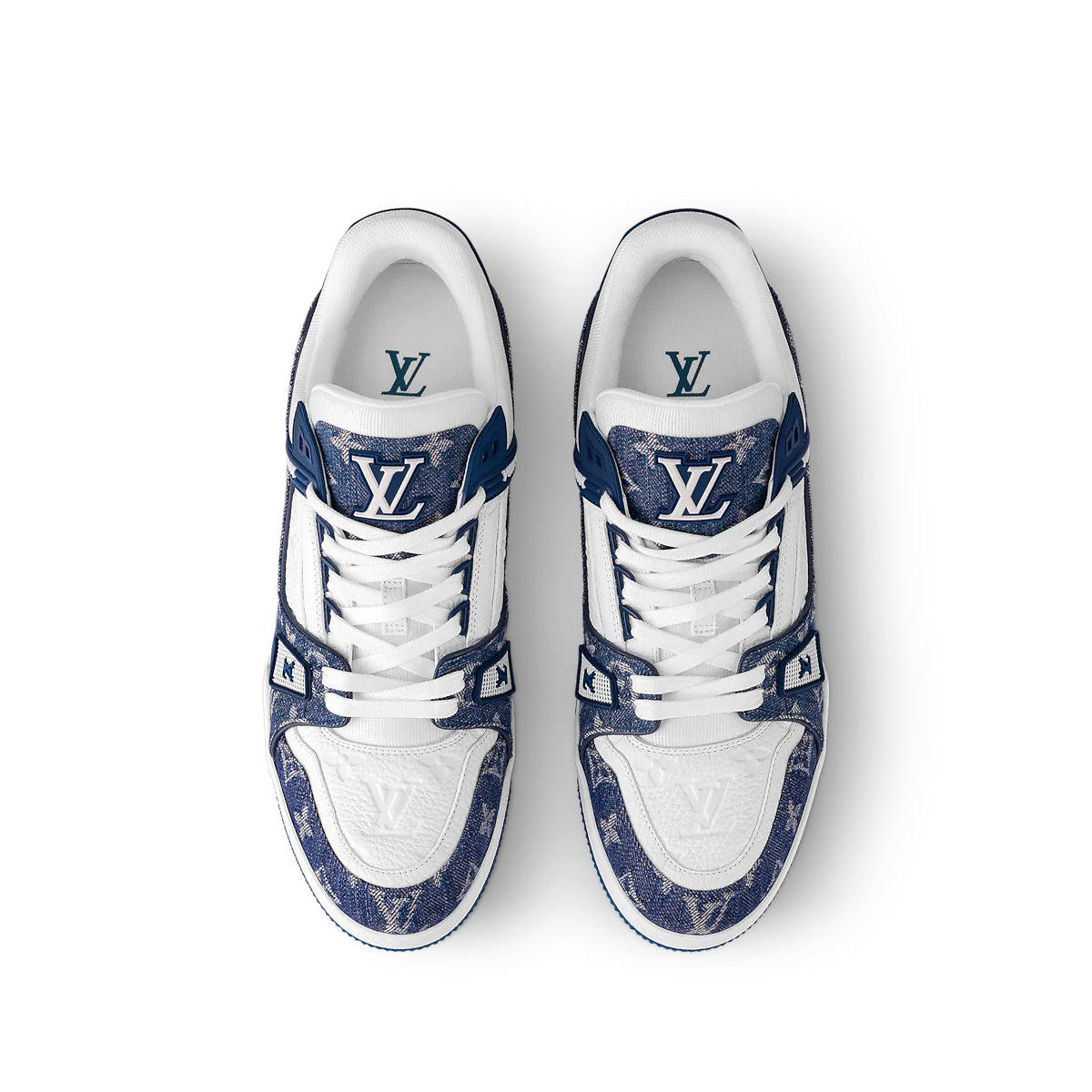 #LouisVuitton #LV #Trainer #Sneaker #BlueWhite