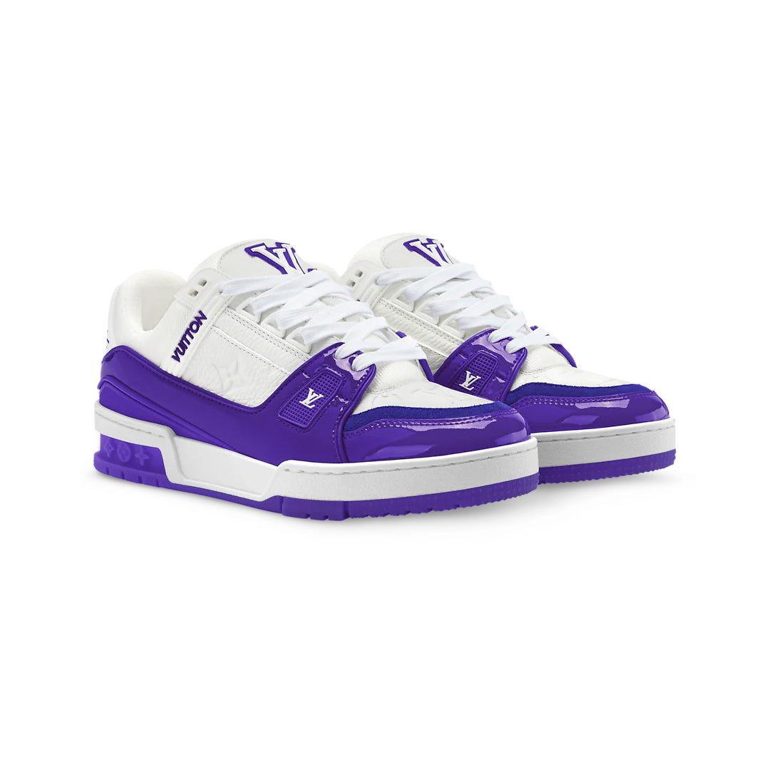 #LouisVuitton #LV #Trainer #Sneaker #PurpleWhite