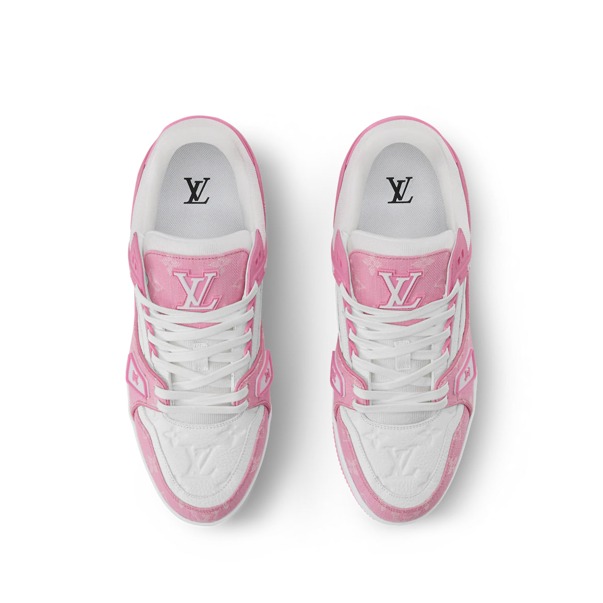#LouisVuitton #LV #Trainer #Sneaker #PinkWhite