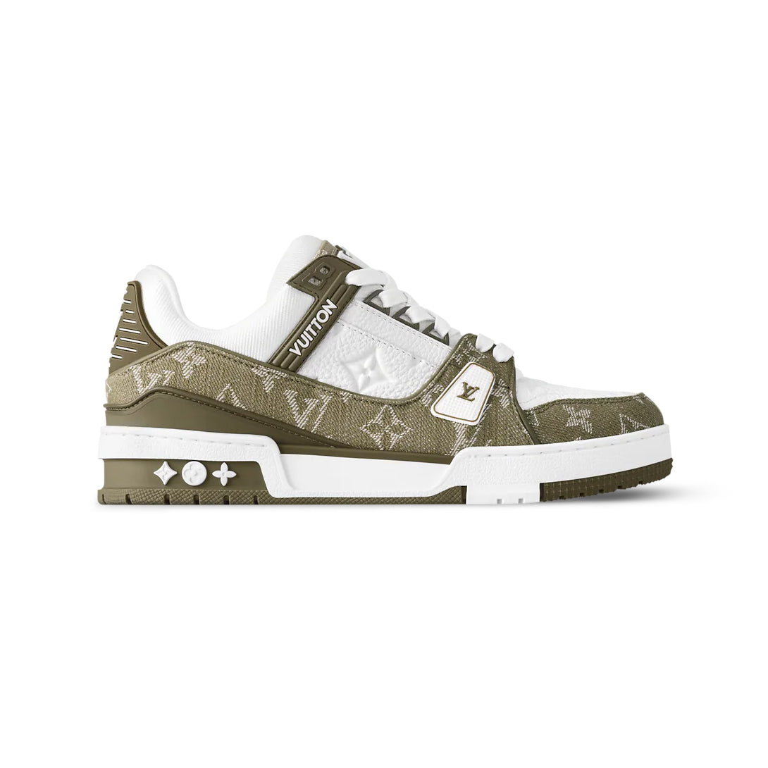 #LouisVuitton #LV #Trainer #Sneaker #KhakiWhite