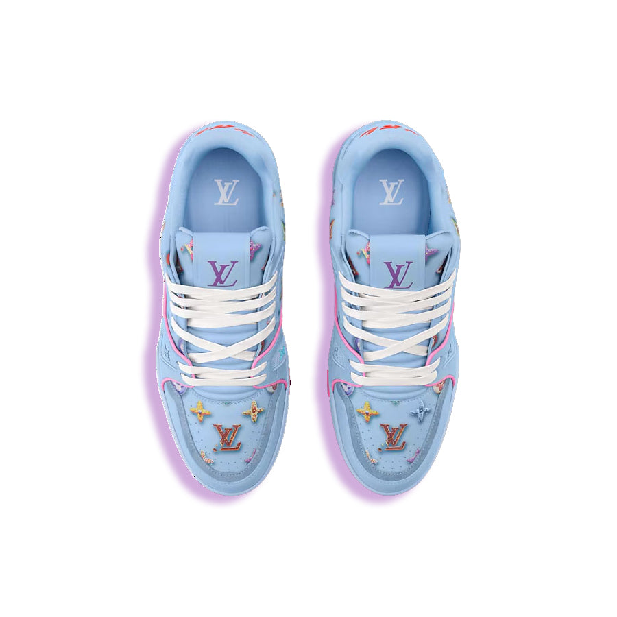 #LouisVuitton #LV #Trainer #Sneaker #LightBlue