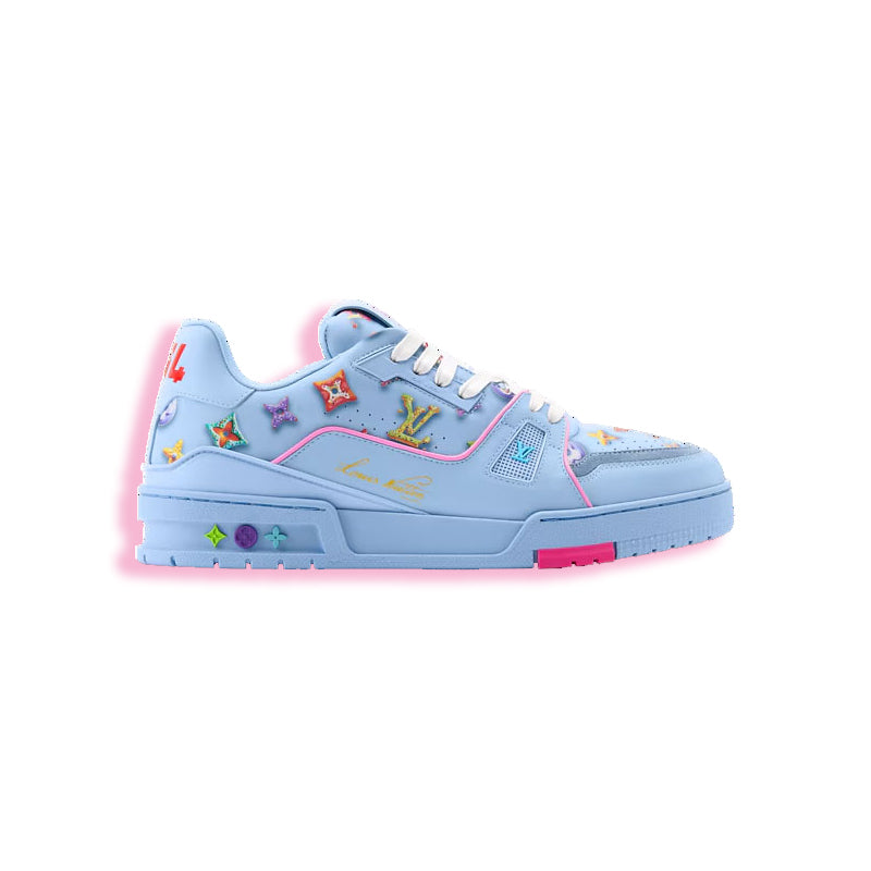 #LouisVuitton #LV #Trainer #Sneaker #LightBlue